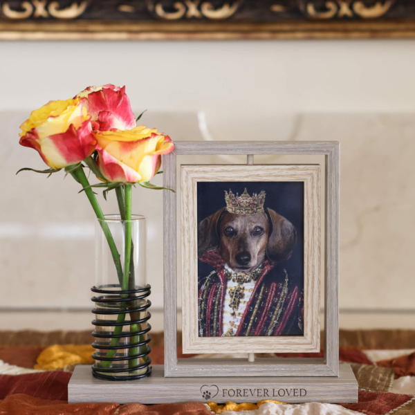 DOG IN LOVING MEMORY - PHOTO FRAME - FOREVER LOVED LIFE STYLE (1)
