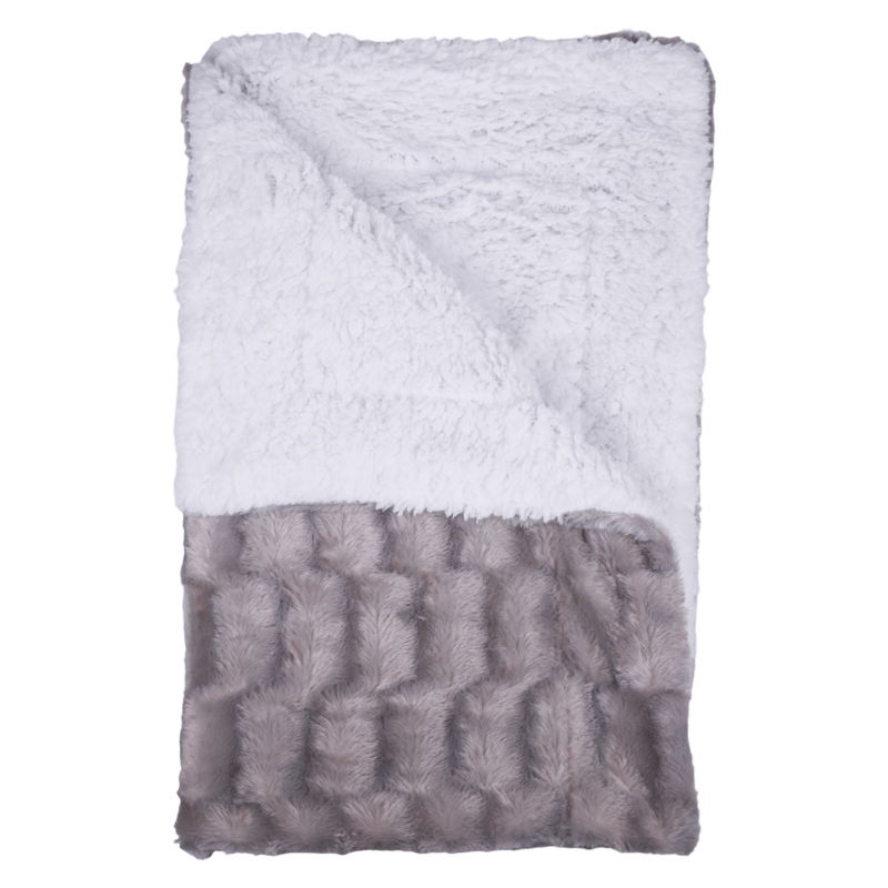 Ultra Soft Luxury Fleece Blankets Silver