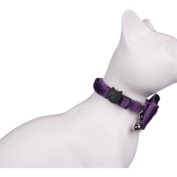 Velvet Cat Collars Purple (3)