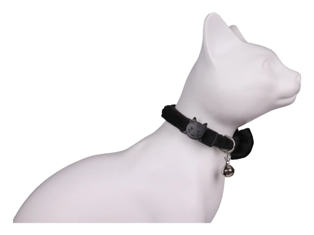 Cat Collar - Velvet - Black - Image 5