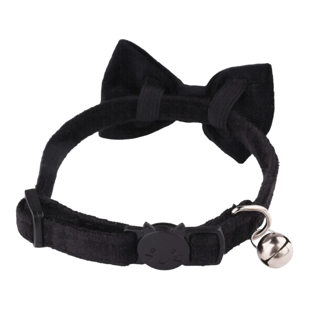 Cat Collar - Velvet - Black - Image 2