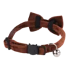 Cat Collar - Velvet - Brown - Image 2