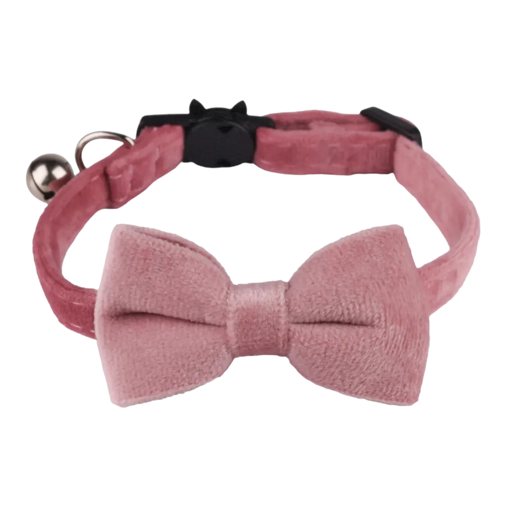 Cat Collar - Velvet - Pink