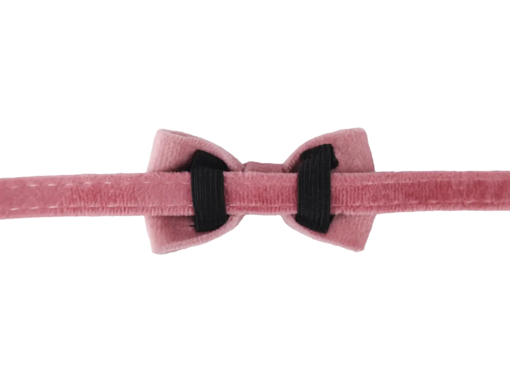 Cat Collar - Velvet - Pink - Image 3