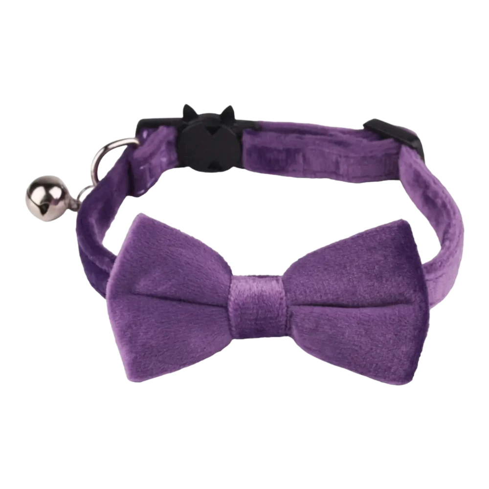 Cat Collar - Velvet - Purple