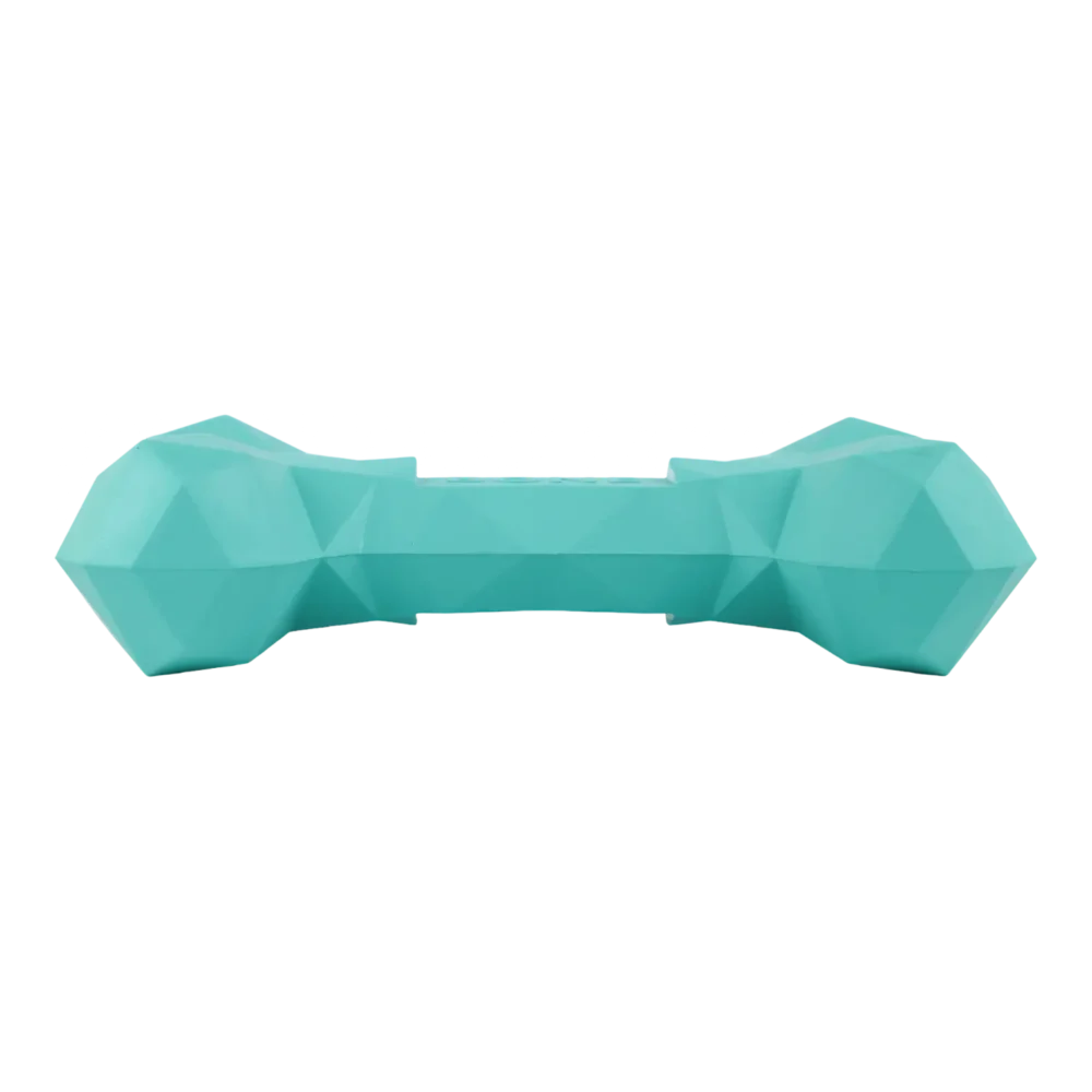 Chew Toys For Dogs - Diamond Bone - Large - Aqua - Image 3