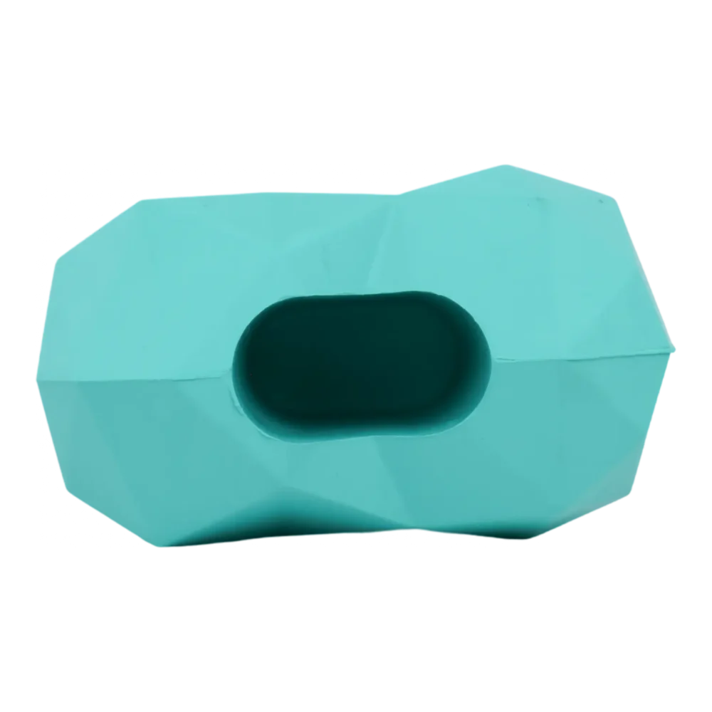 Chew Toys For Dogs - Diamond Bone - Large - Aqua - Image 4