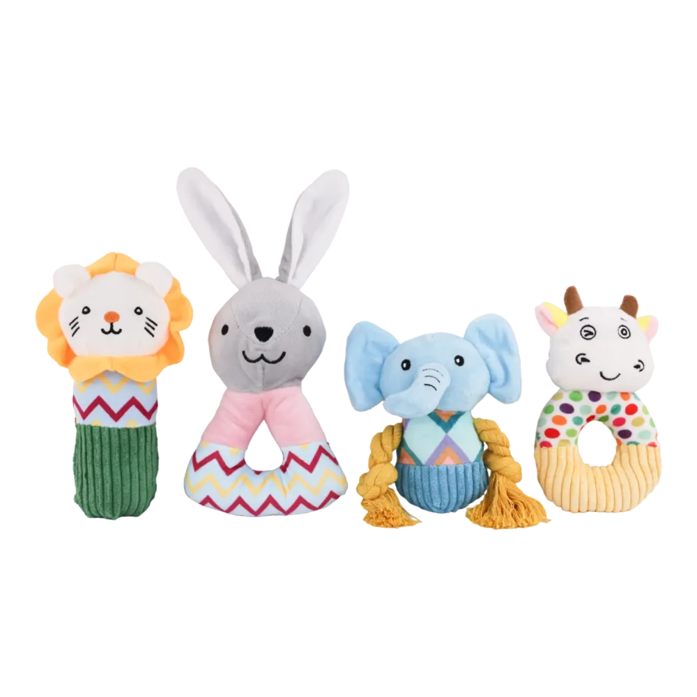 Plush Toys For Dogs - Squeaky Squad Collection - Honey The Bunny - Image 2