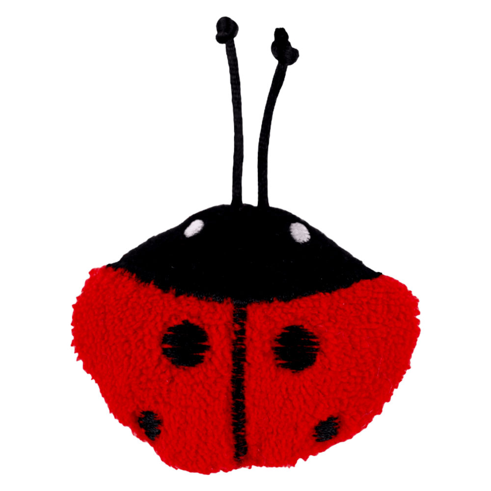 Toys For Cats - Ladybug Plush Toy With Catnip