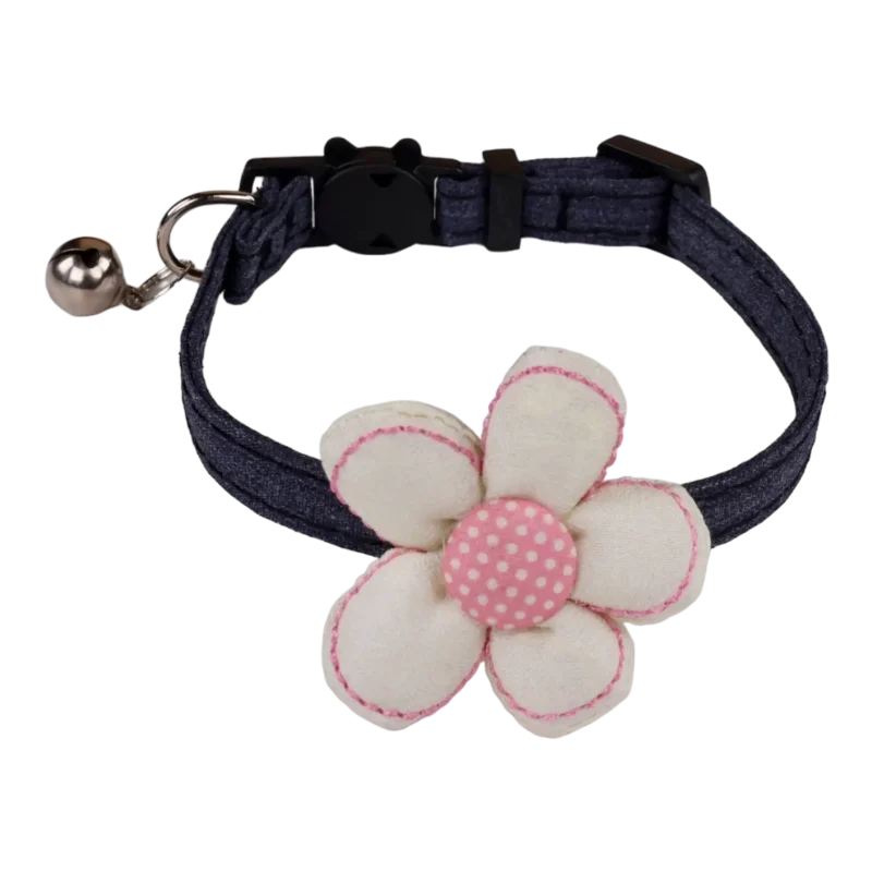 Daisy Dreams Cat Collars Denim (1)