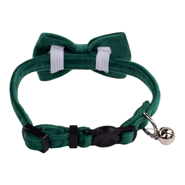 Cat Collar – Velvet – Emerald (2)