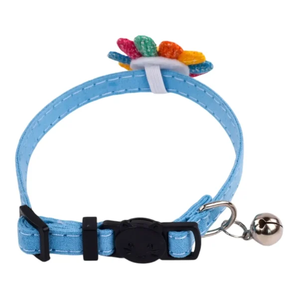 Cat Collars – Emoji – Blue (2)