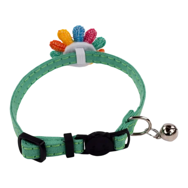 Cat Collars – Emoji – Green (2)