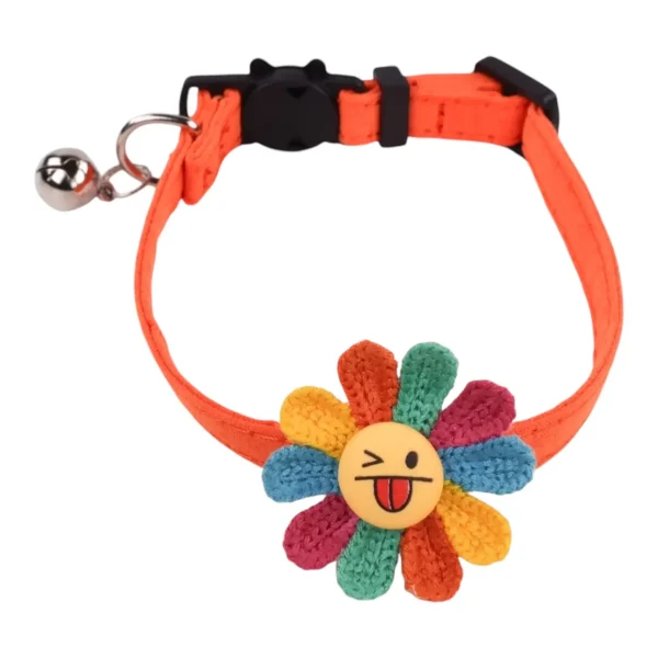 Cat Collars – Emoji – Orange (1)