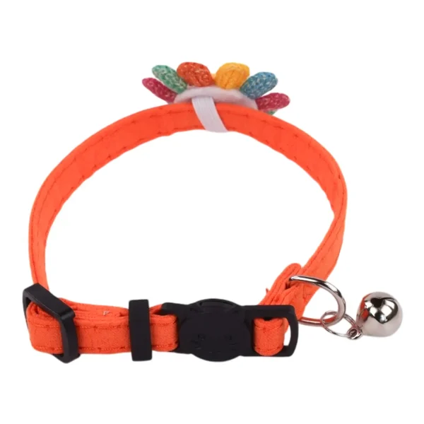 Cat Collars – Emoji – Orange (2)