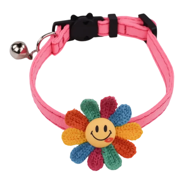 Cat Collars – Emoji – Pink (1)