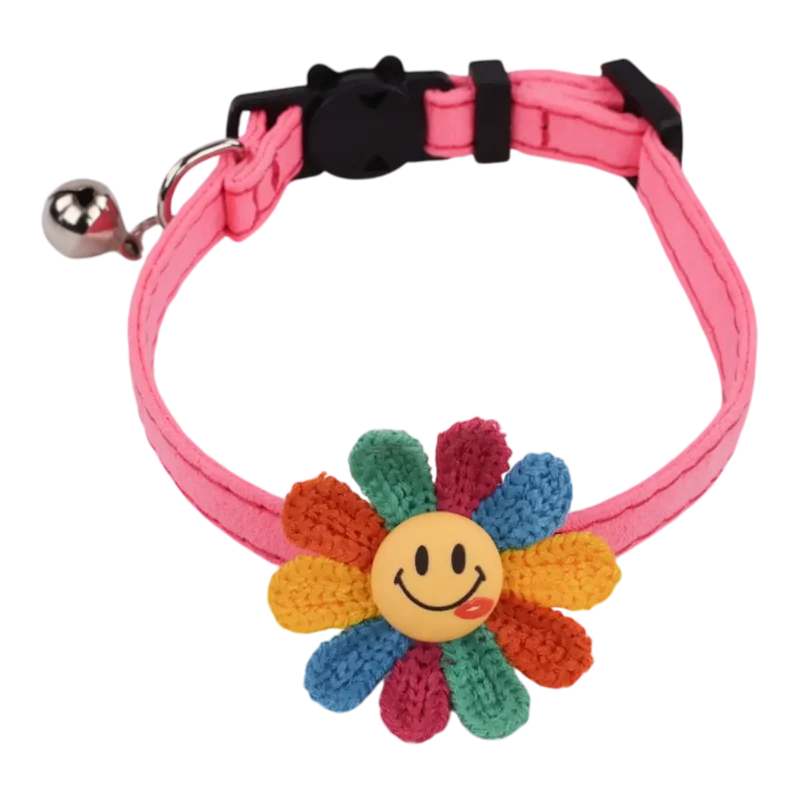 Cat Collars – Emoji – Pink (1)