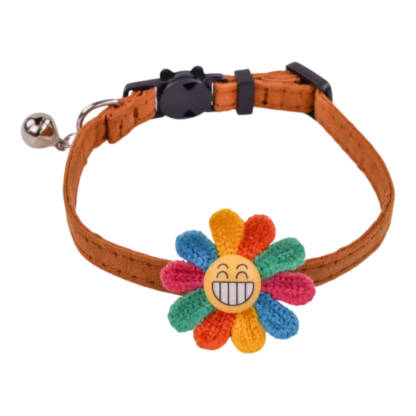 Cat Collars – Emoji – Tan (1)