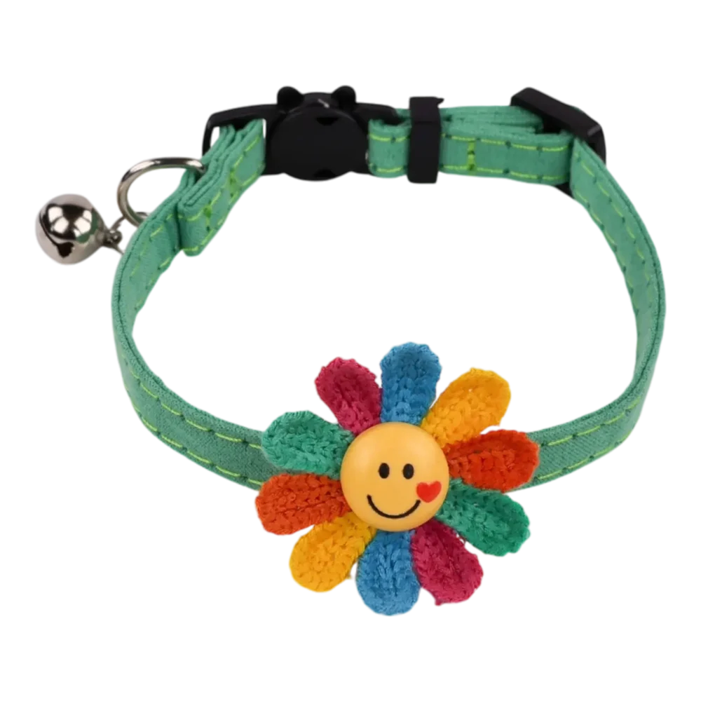 Cat Collar – Emoji – Green