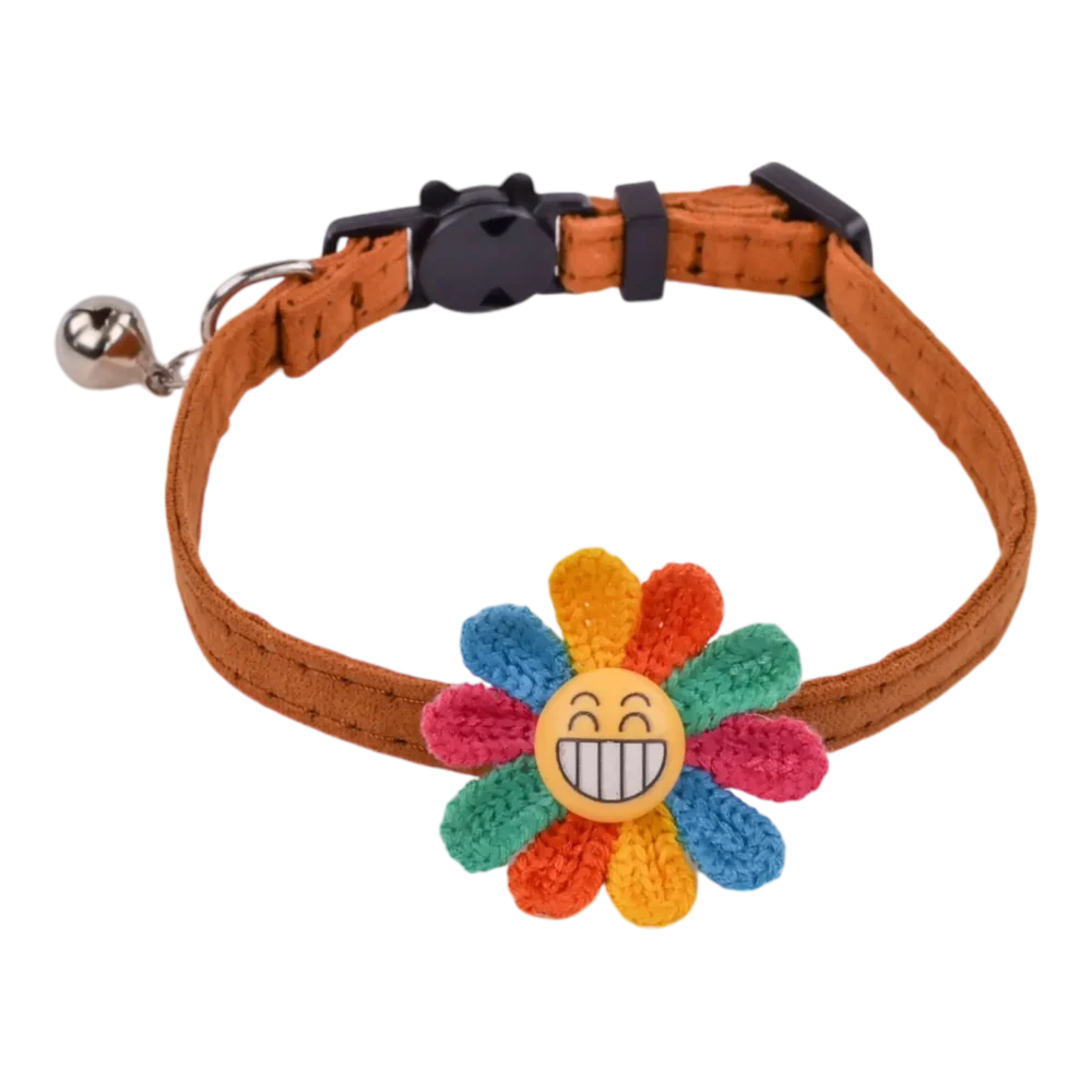 Cat Collar – Emoji – Tan