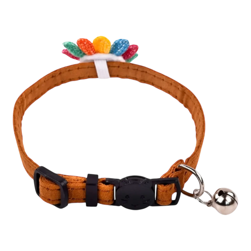 Cat Collar – Emoji – Tan - Image 2