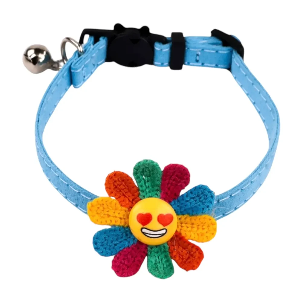 Cat Collar – Emoji – Blue