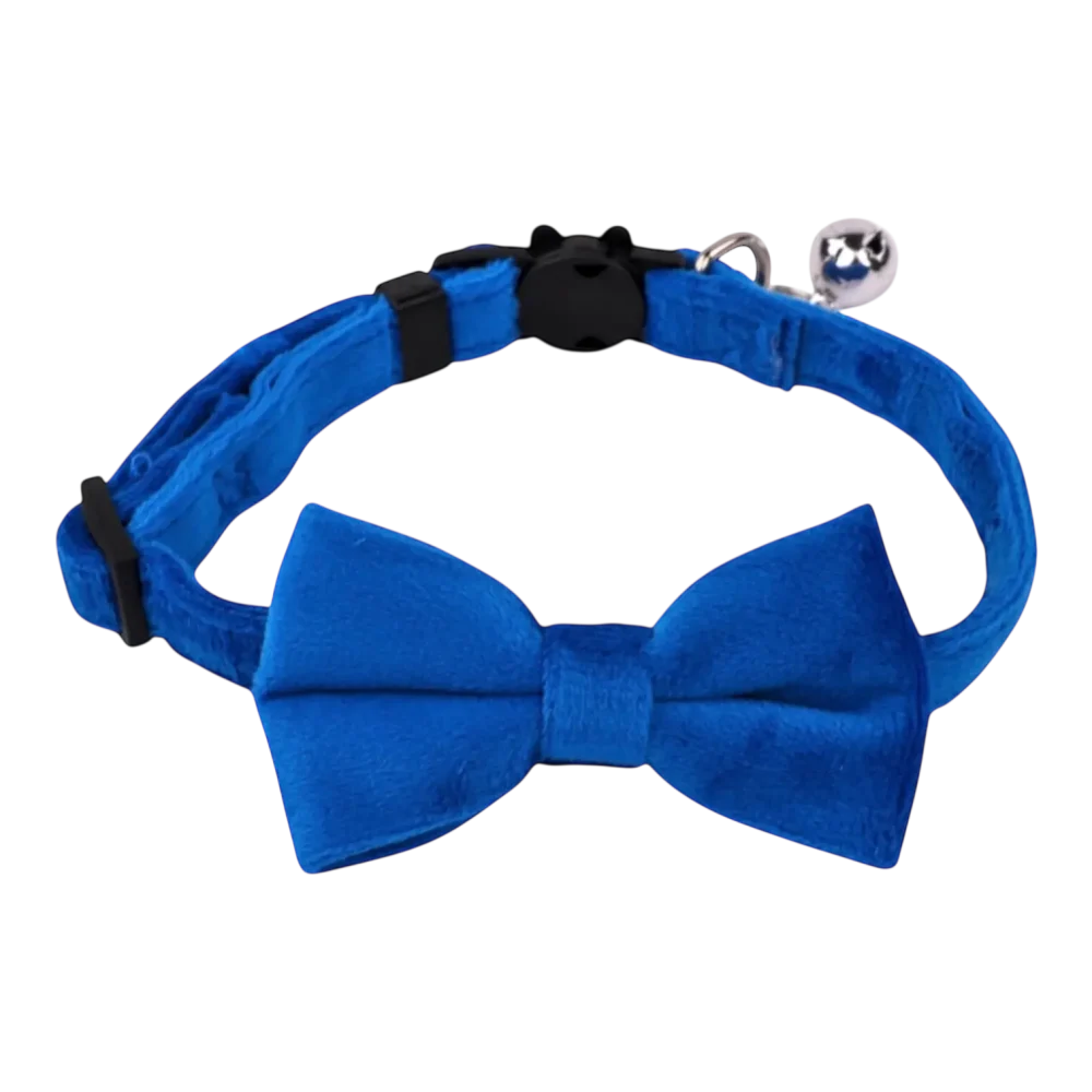 Cat Collar – Velvet – Blue
