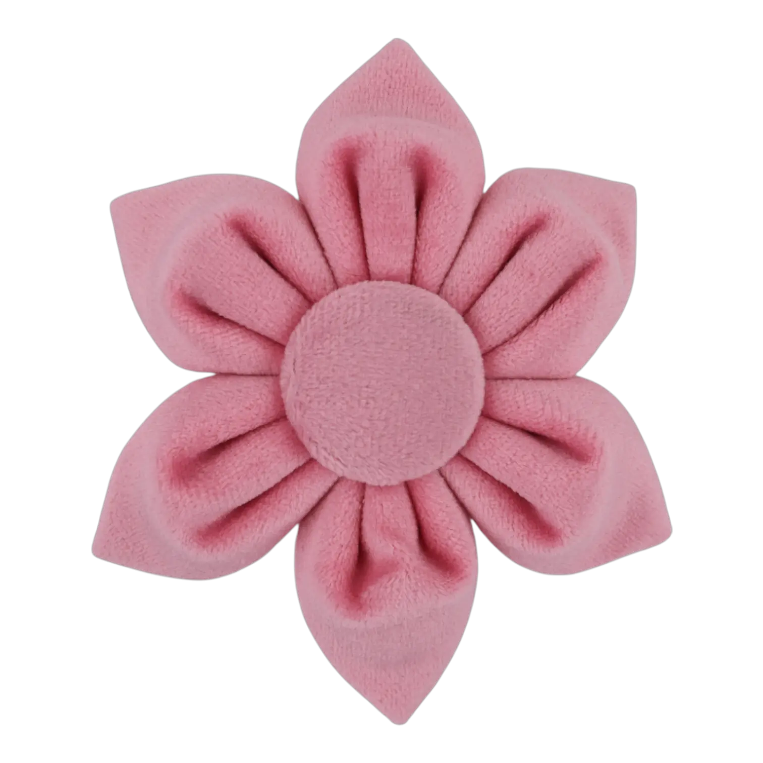 Dog Accessory – Velvet – Flower – Pink