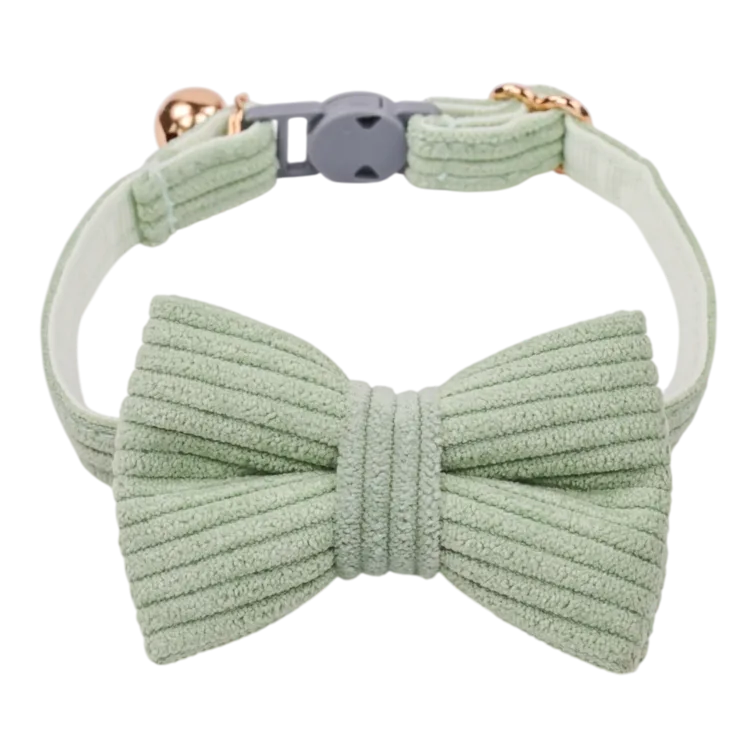Cat Collar – Corduroy - Green