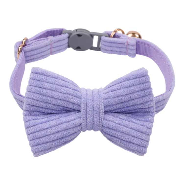Cat Collar – Corduroy - Purple
